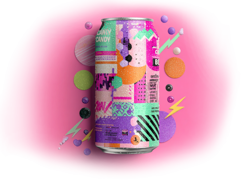 Candy Bev Getränkedose – bunt, persönlich, lecker